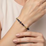 Bransoletka szafiry z oliwinem